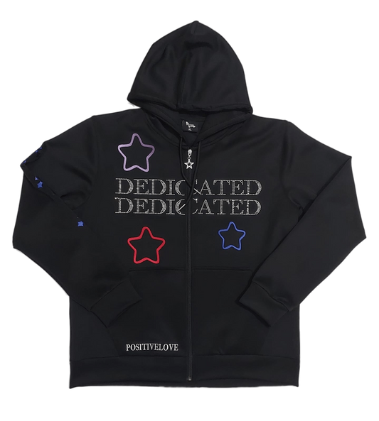 COMING SOON "Dedicated" Positive Love Zip-Up