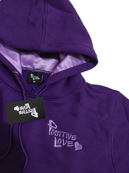 “Purple Kool Aid” Purple Positive Love Hoodie