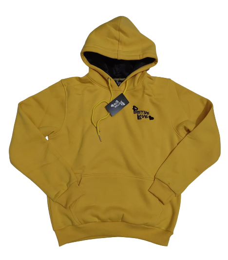 “Taxi” Yellow & Black Positive Love Hoodie