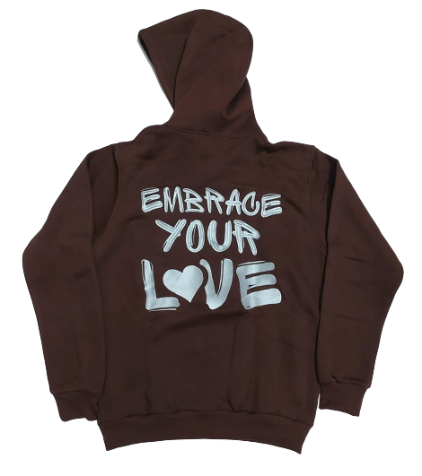 “Brownie” Brown Positive Love Hoodie