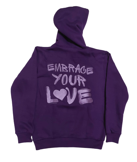 “Purple Kool Aid” Purple Positive Love Hoodie