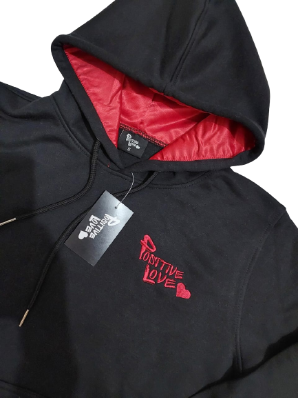 "Original" Black & Red Positive Love Hoodie